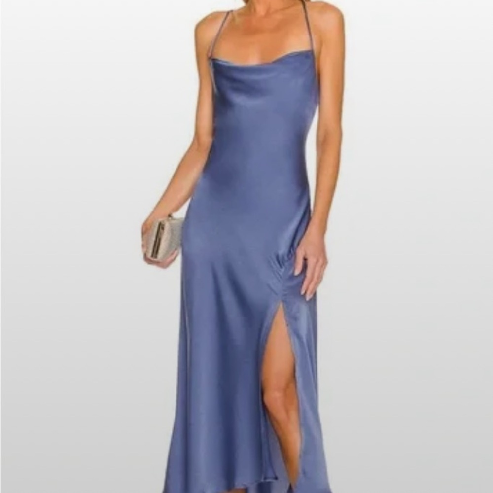 ASTR the Label Gaia Dress in Denim